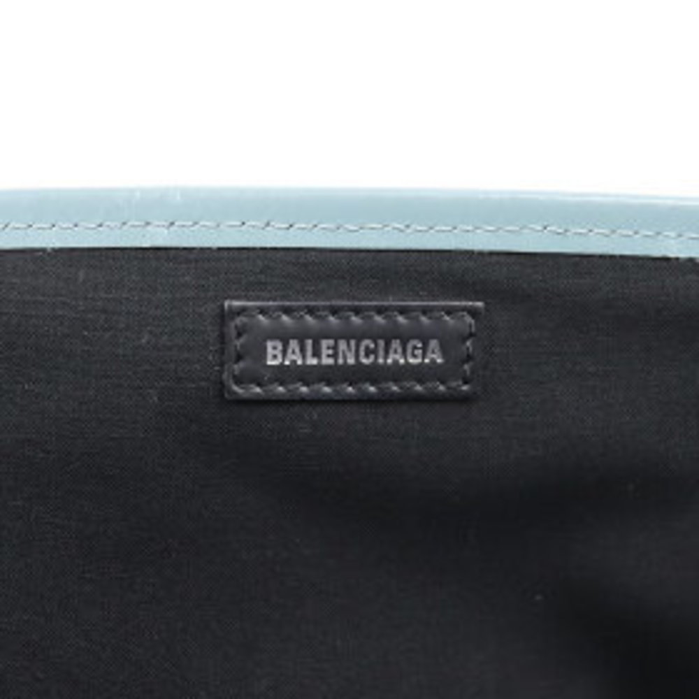 Balenciaga Navy Blue CABAS Canvas Tote Bag Handbag Y - Picture 9 of 13